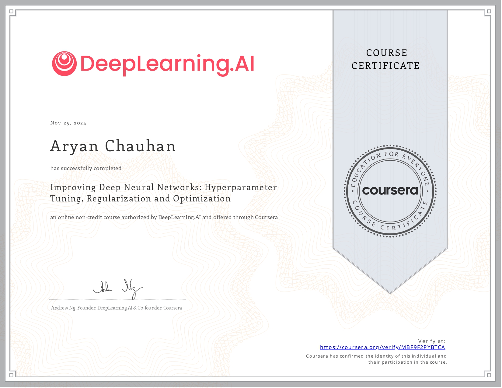 Stanford 6 Core Specialization Course